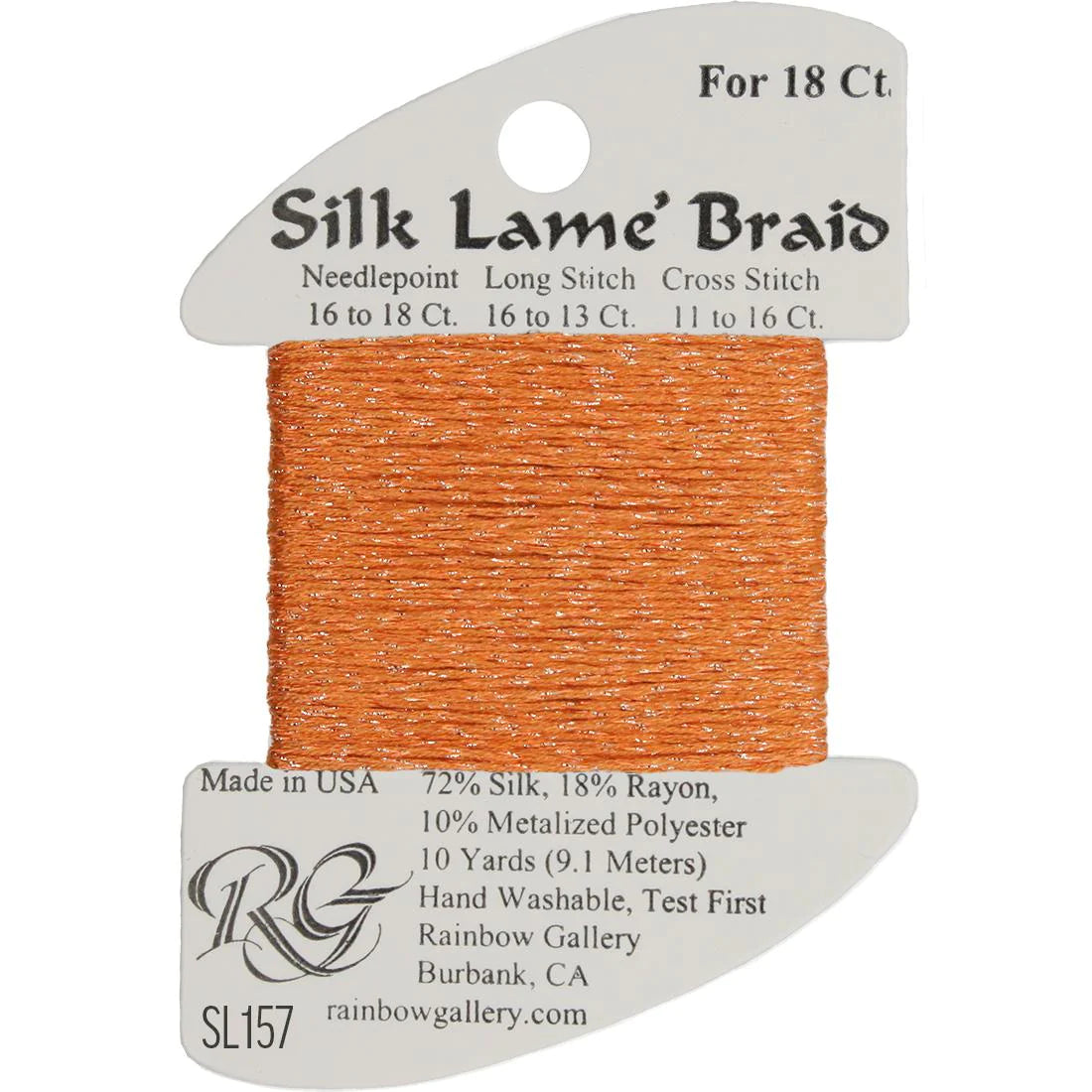 Silk Lame Braid 18 CT (SL100 - SL199)