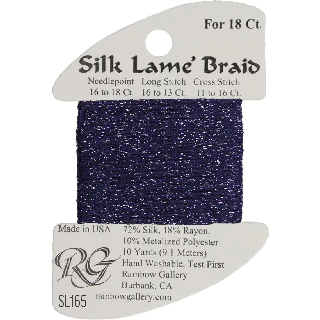 Silk Lame Braid 18 CT (SL100 - SL199)