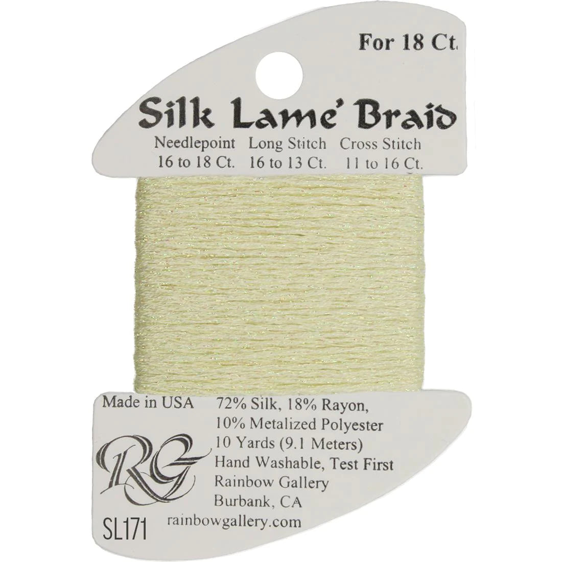 Silk Lame Braid 18 CT (SL100 - SL199)