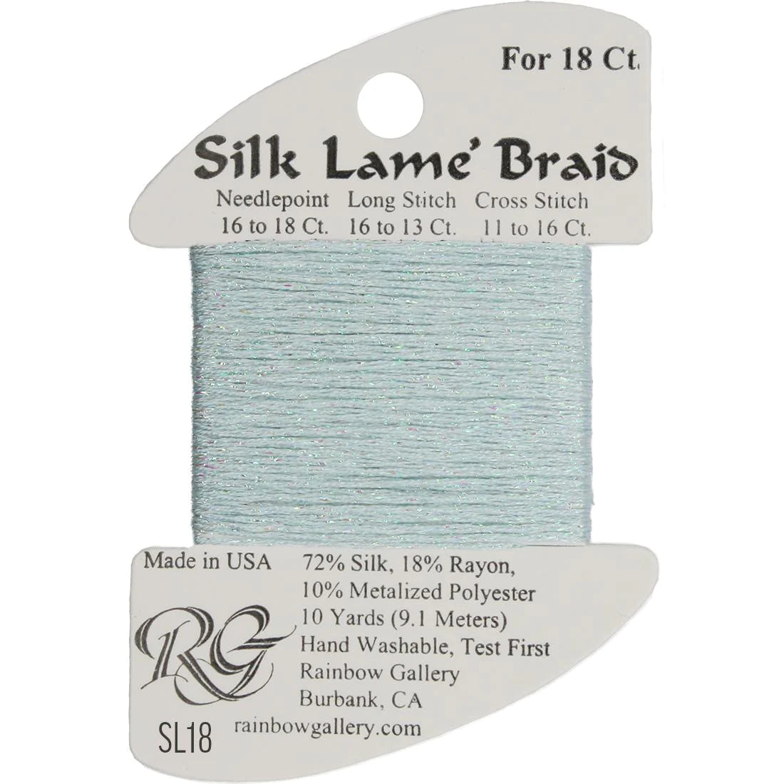 Silk Lame Braid 18 CT (SL01 - SL99)