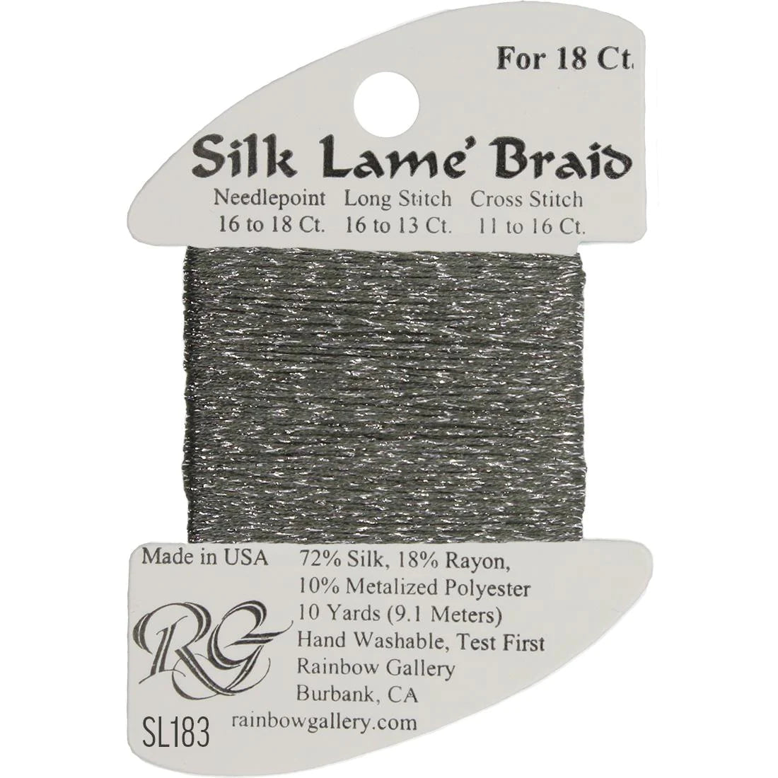 Silk Lame Braid 18 CT (SL100 - SL199)