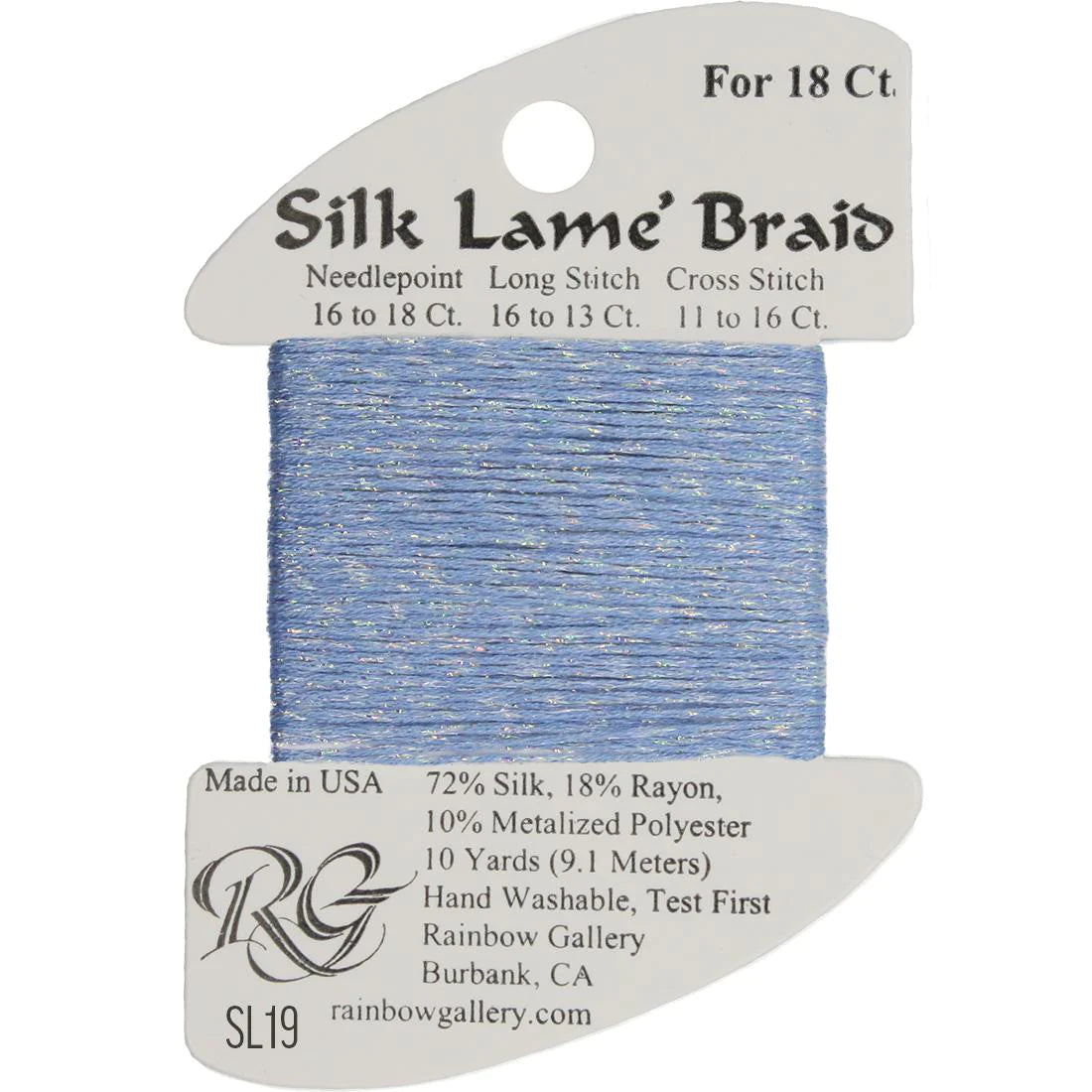 Silk Lame Braid 18 CT (SL01 - SL99)