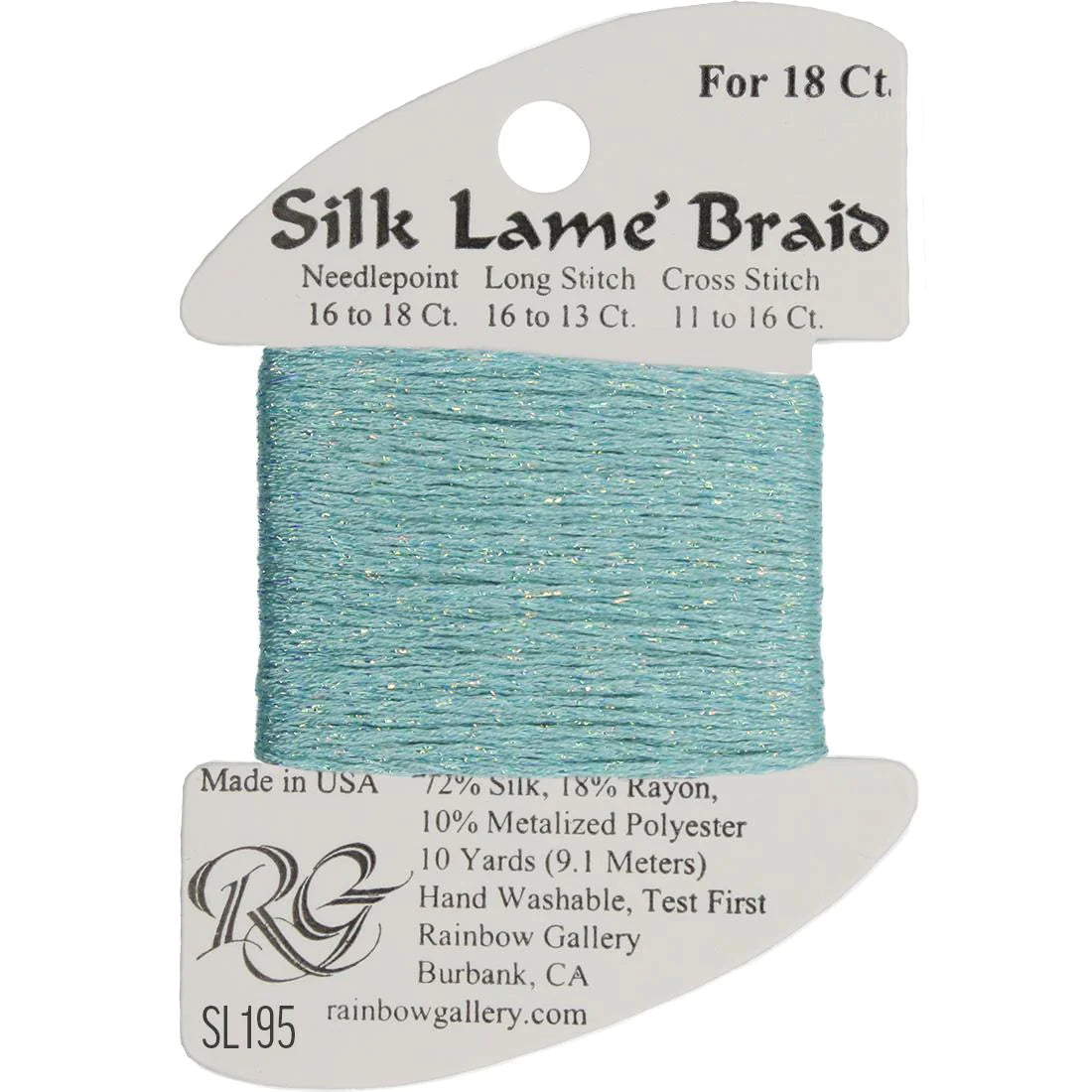 Silk Lame Braid 18 CT (SL100 - SL199)