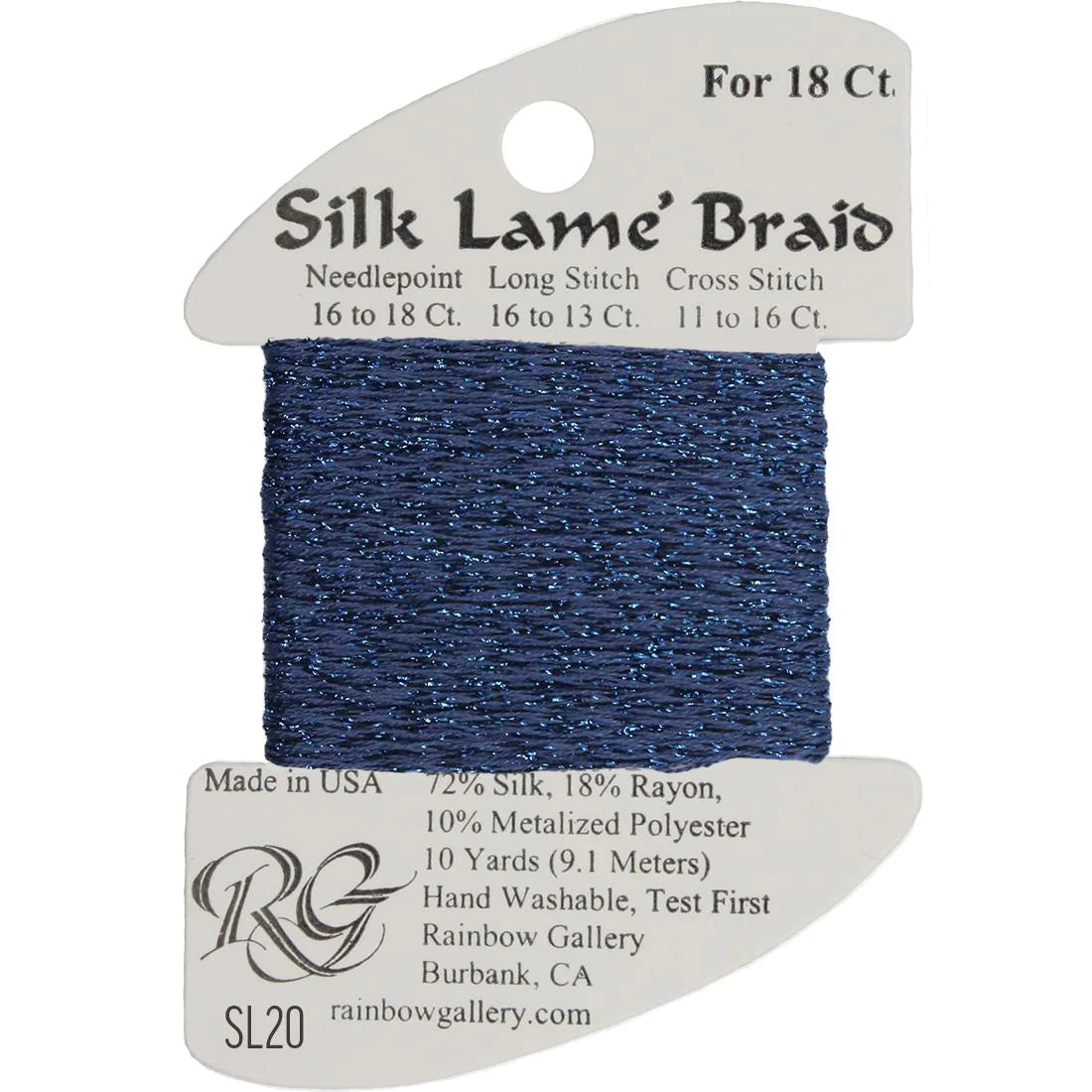 Silk Lame Braid 18 CT (SL01 - SL99)