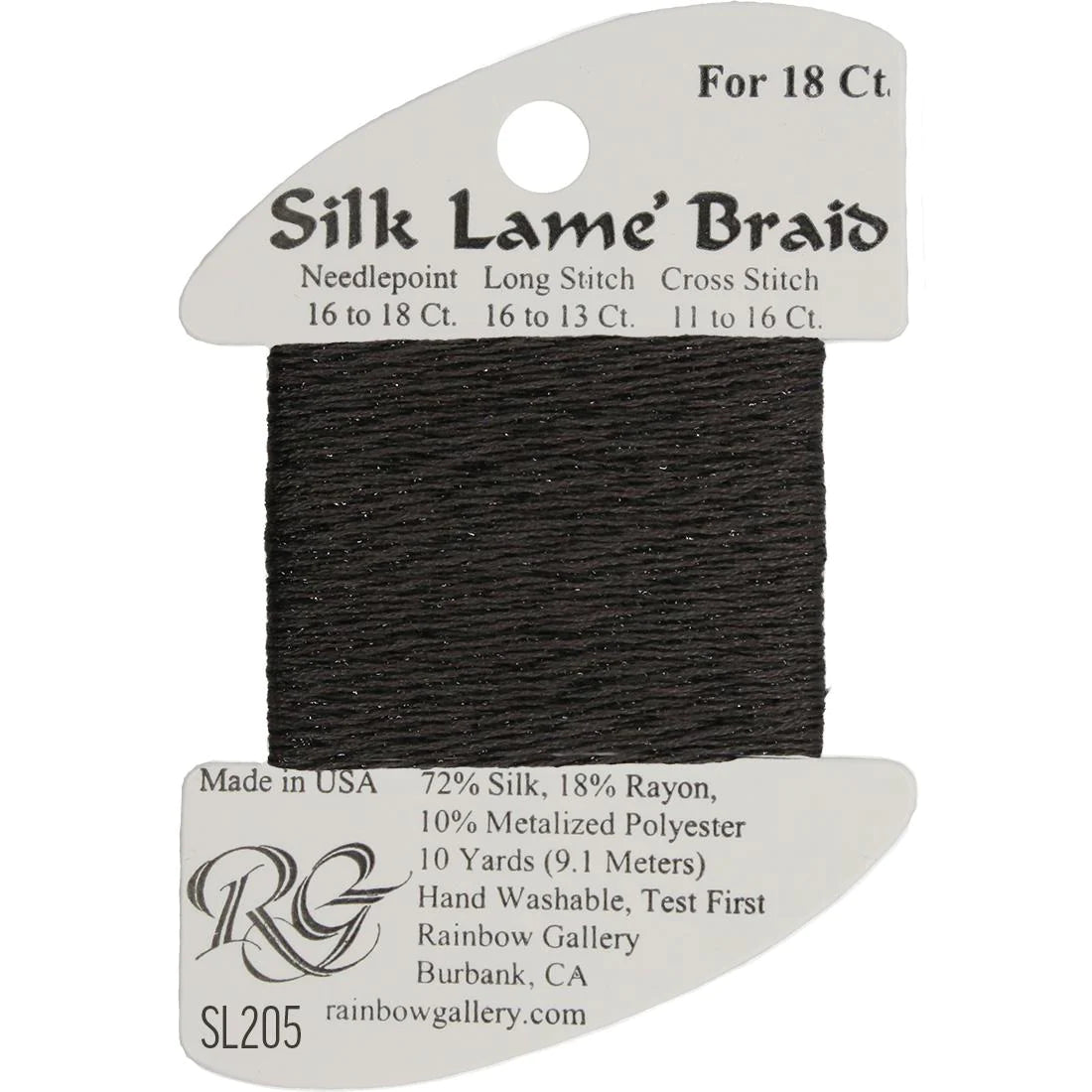 Silk Lame Braid 18 CT (SL200 and up)