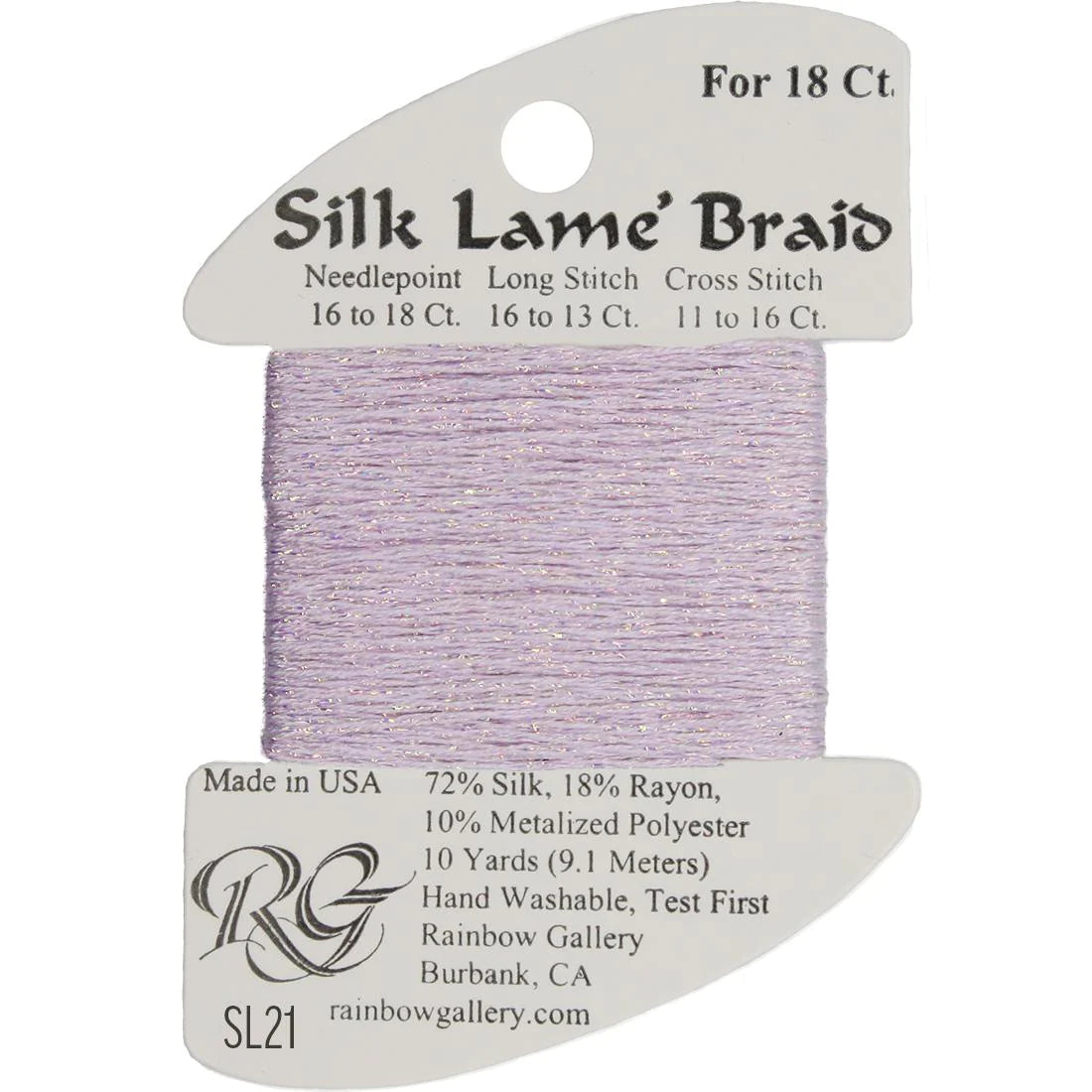 Silk Lame Braid 18 CT (SL01 - SL99)