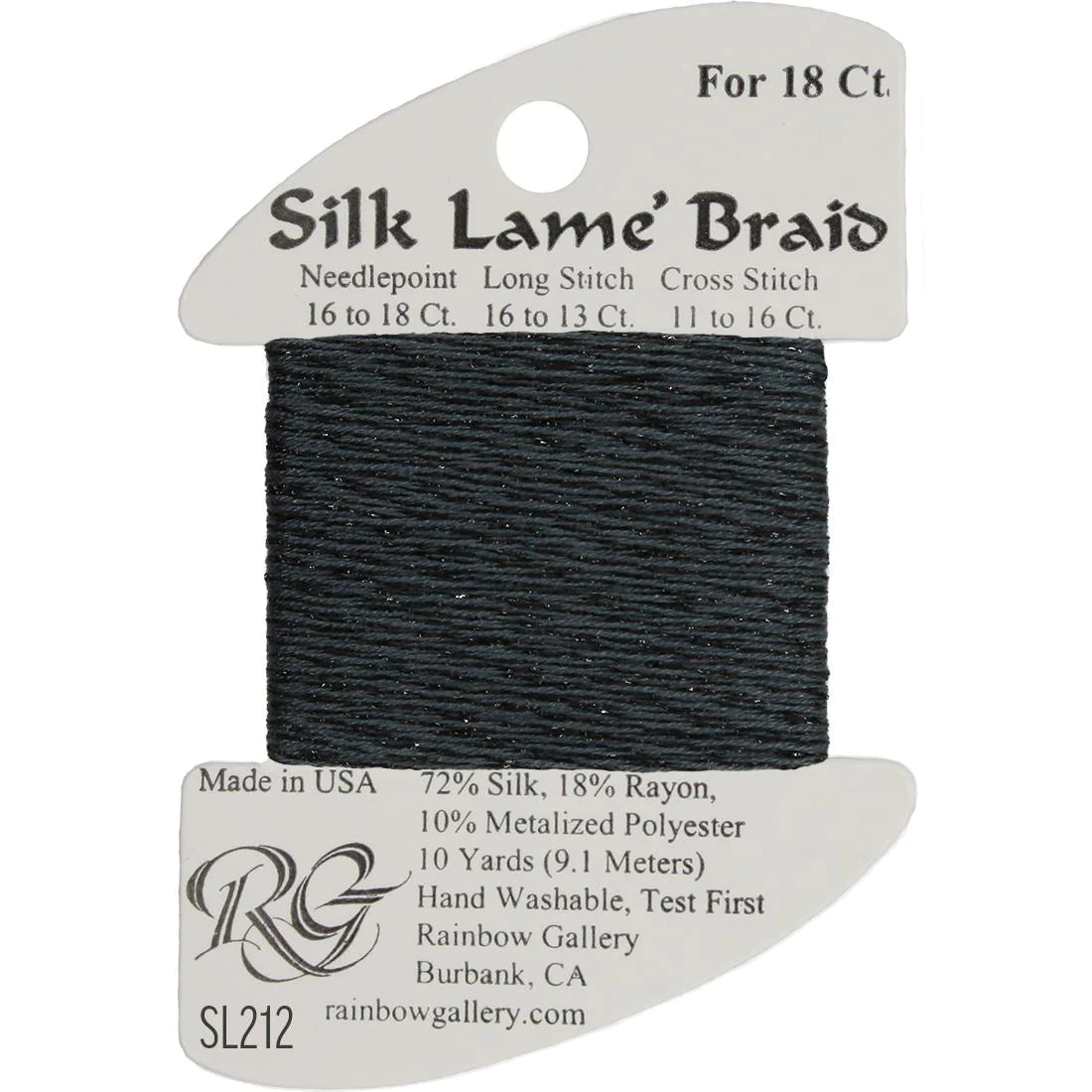 Silk Lame Braid 18 CT (SL200 and up)
