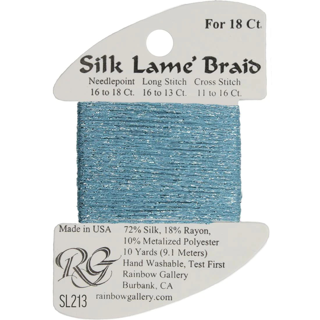 Silk Lame Braid 18 CT (SL200 and up)