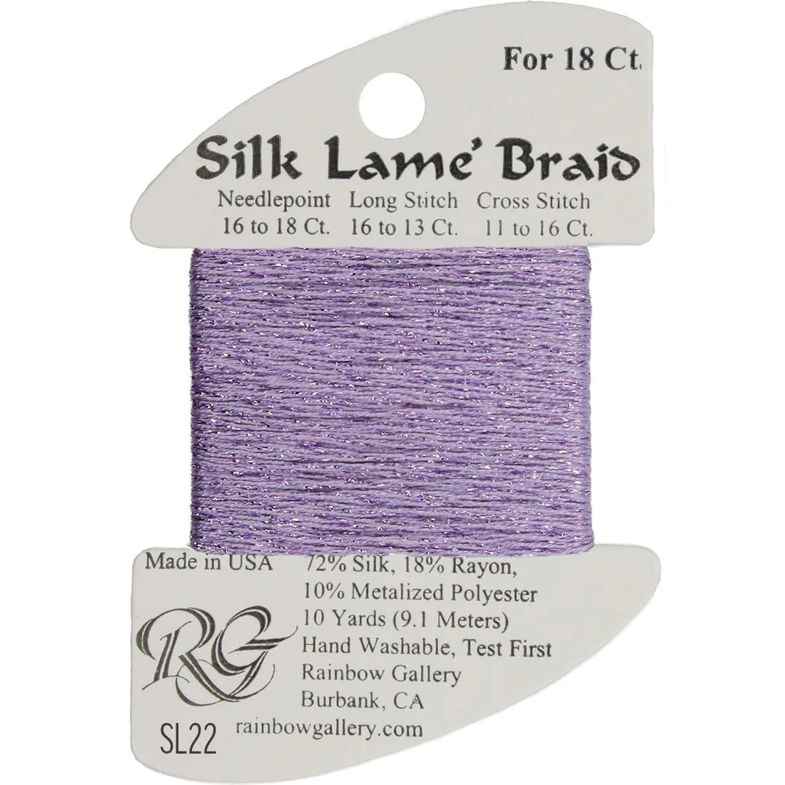 Silk Lame Braid 18 CT (SL01 - SL99)