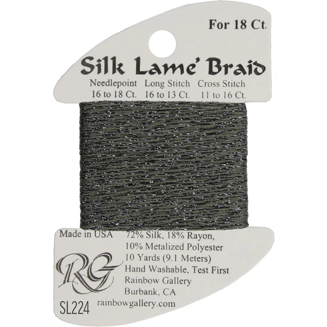 Silk Lame Braid 18 CT (SL200 and up)