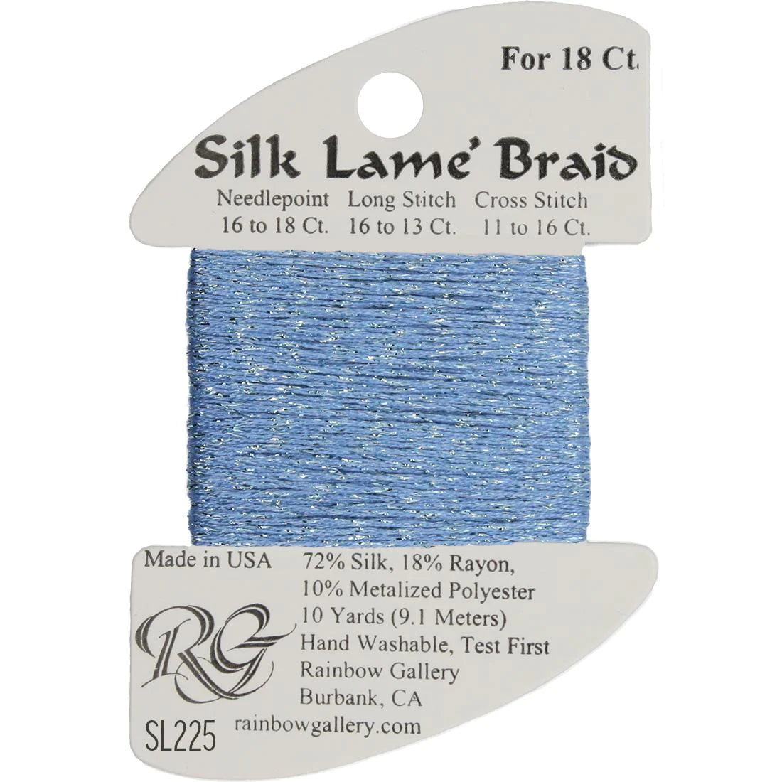 Silk Lame Braid 18 CT (SL200 and up)