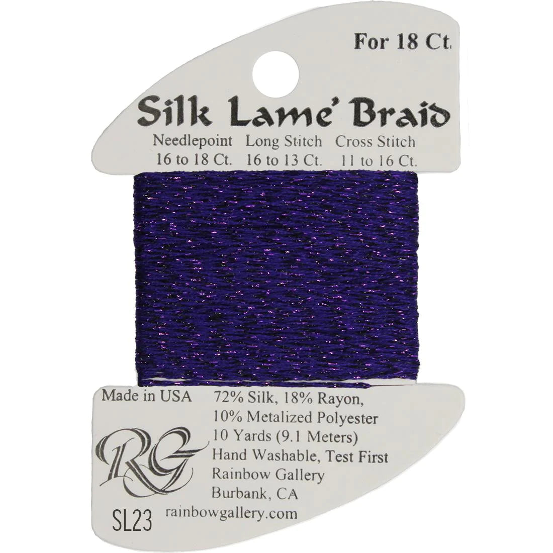 Silk Lame Braid 18 CT (SL01 - SL99)