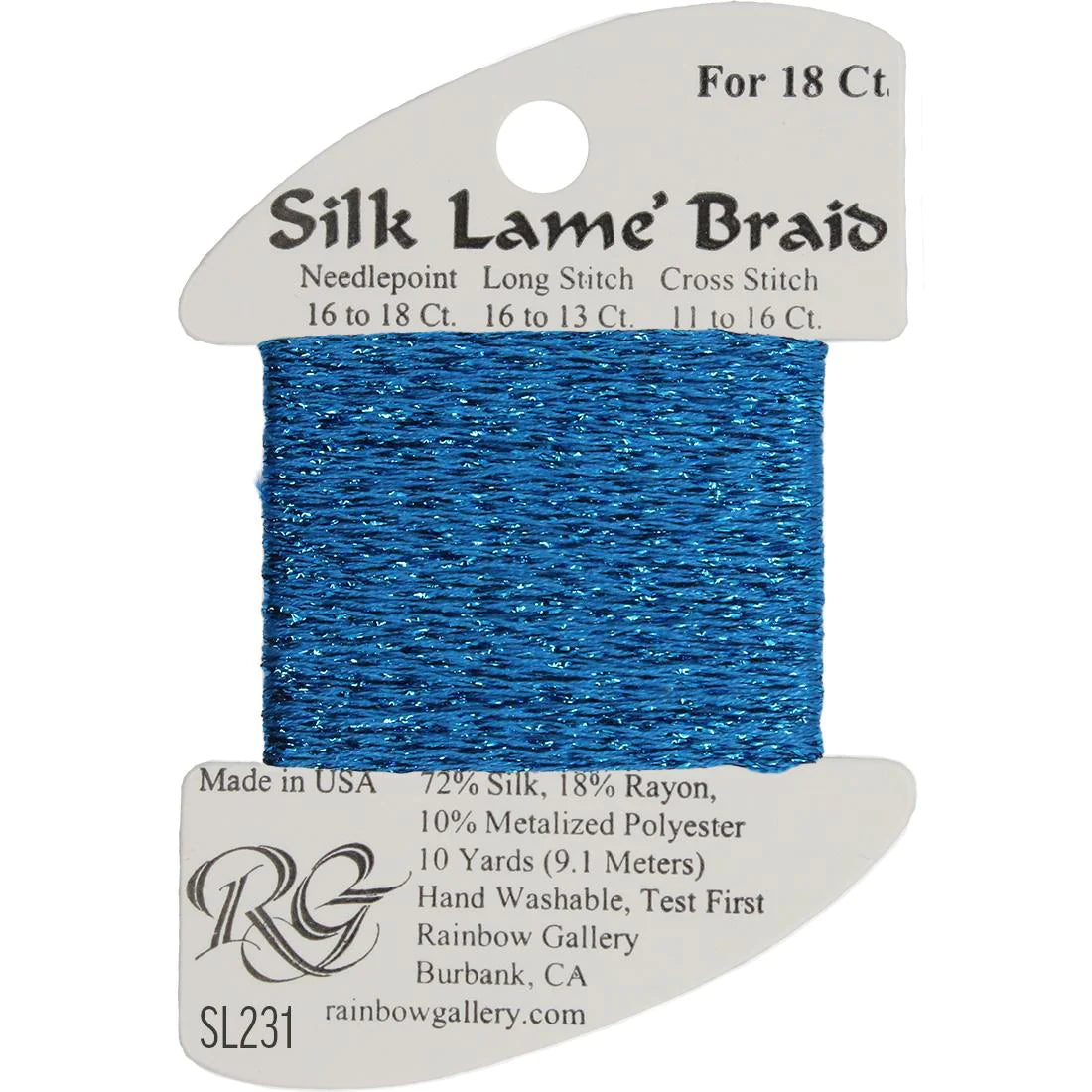 Silk Lame Braid 18 CT (SL200 and up)