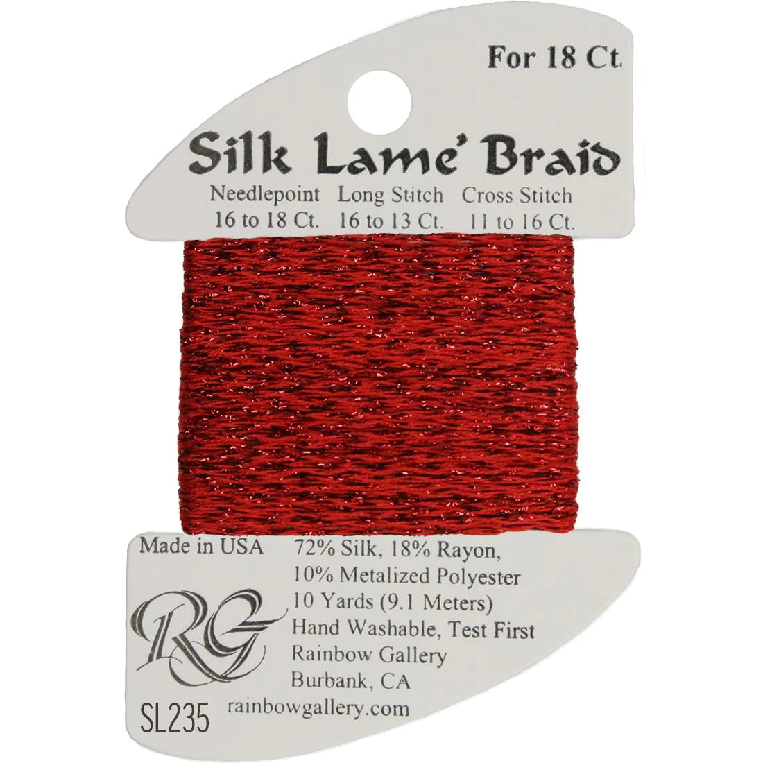 Silk Lame Braid 18 CT (SL200 and up)