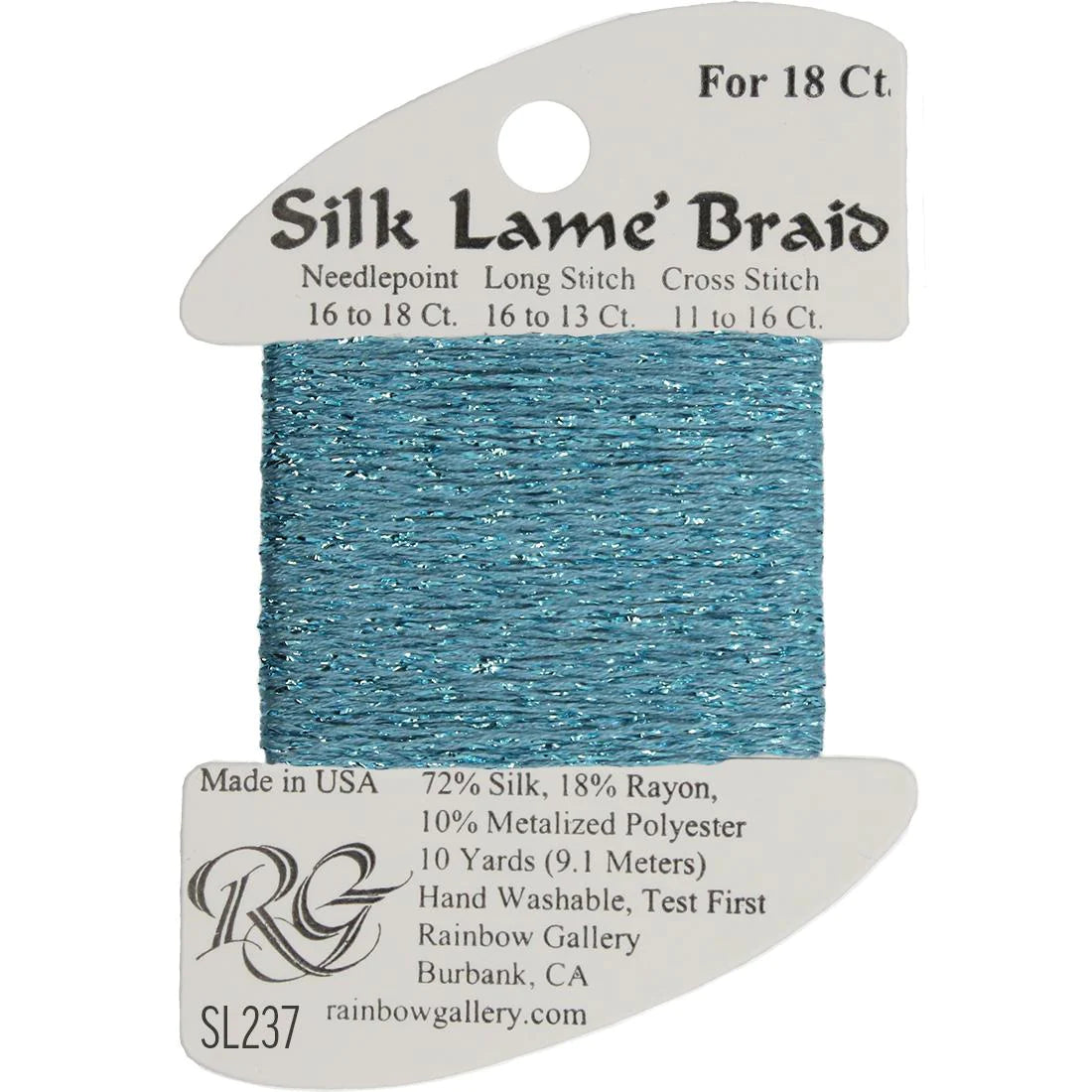 Silk Lame Braid 18 CT (SL200 and up)