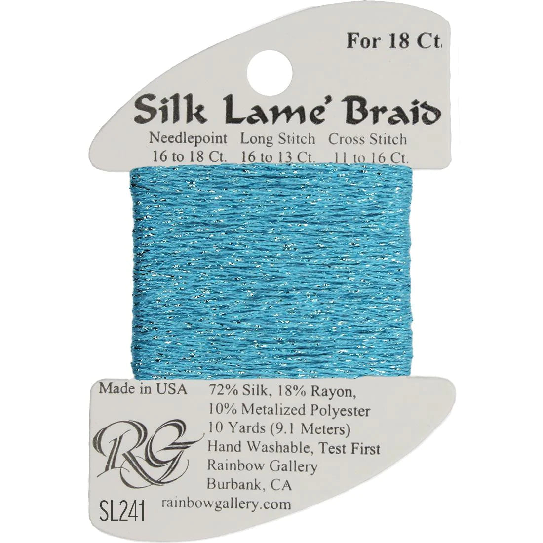 Silk Lame Braid 18 CT (SL200 and up)
