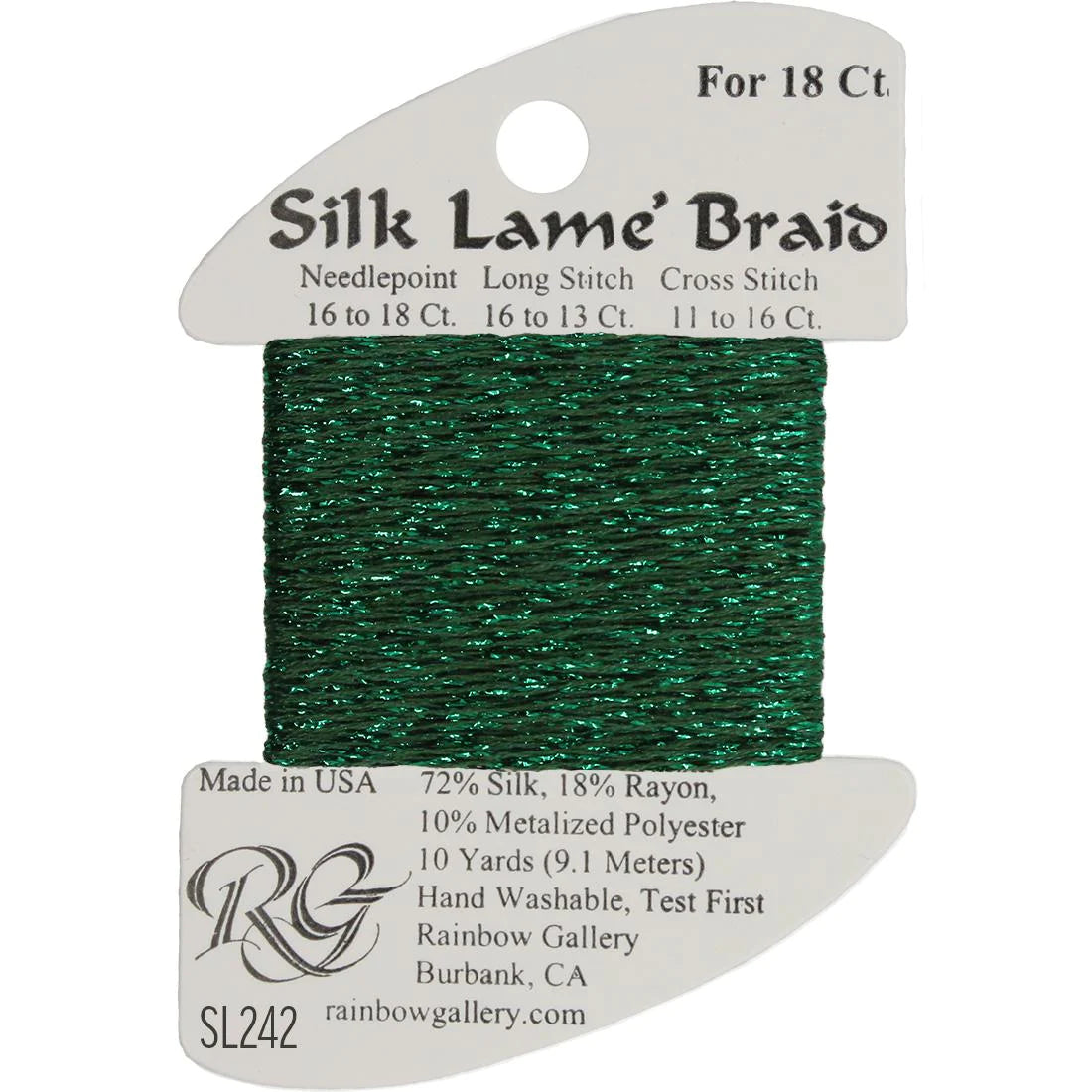 Silk Lame Braid 18 CT (SL200 and up)