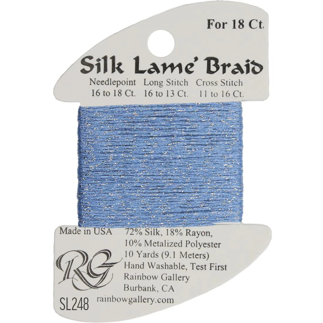 Silk Lame Braid 18 CT (SL200 and up)