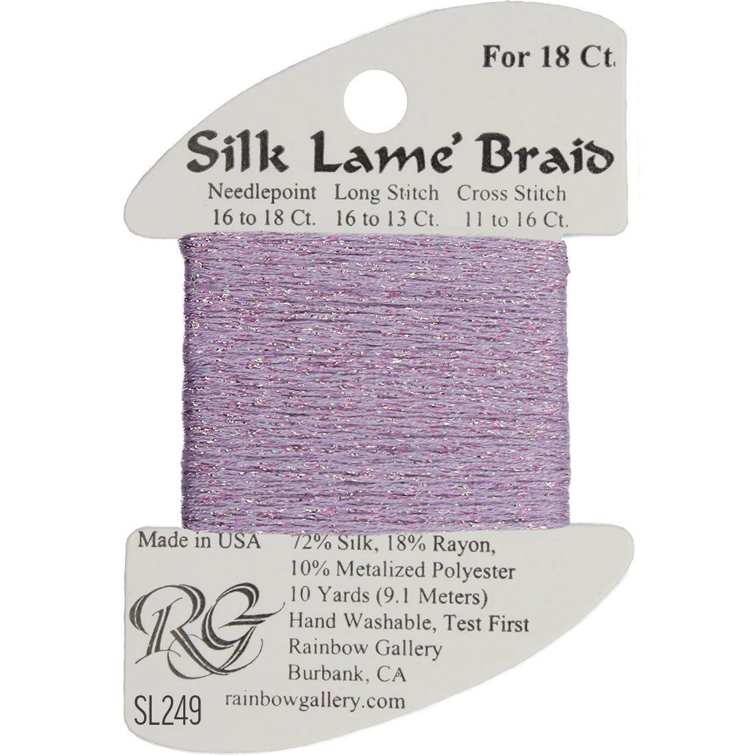 Silk Lame Braid 18 CT (SL200 and up)