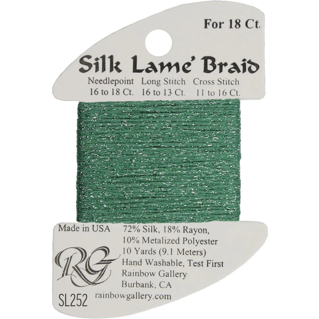 Silk Lame Braid 18 CT (SL200 and up)