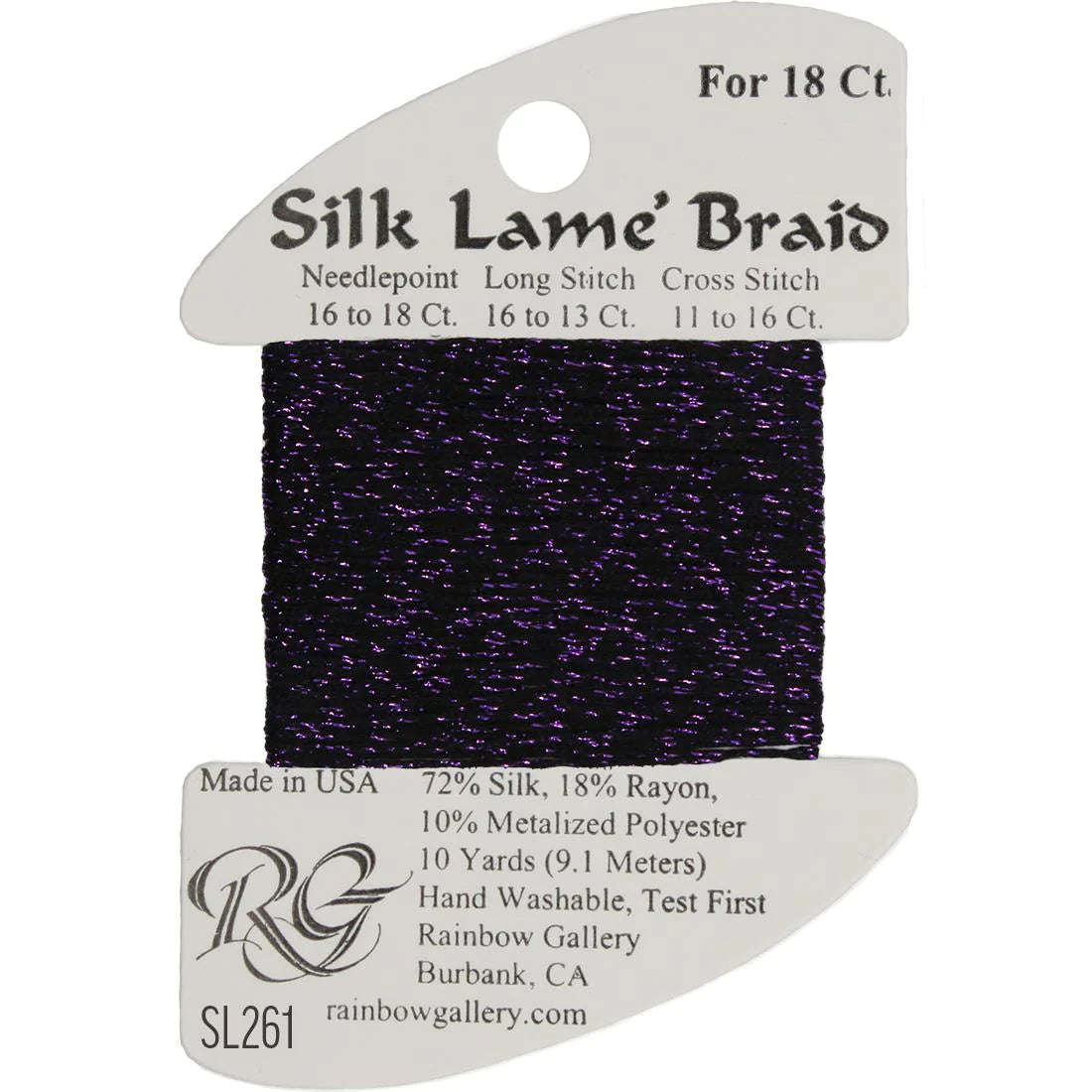 Silk Lame Braid 18 CT (SL200 and up)
