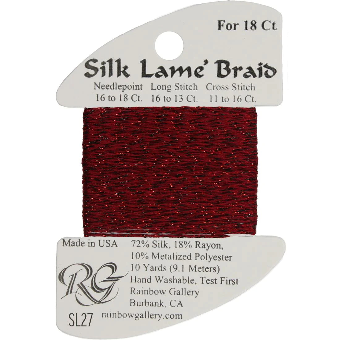 Silk Lame Braid 18 CT (SL01 - SL99)