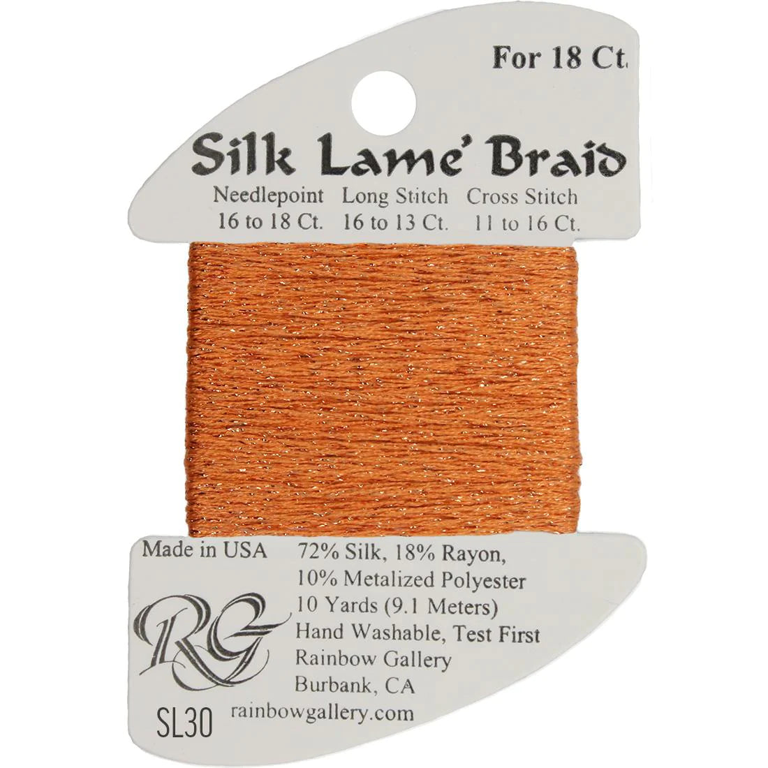Silk Lame Braid 18 CT (SL01 - SL99)
