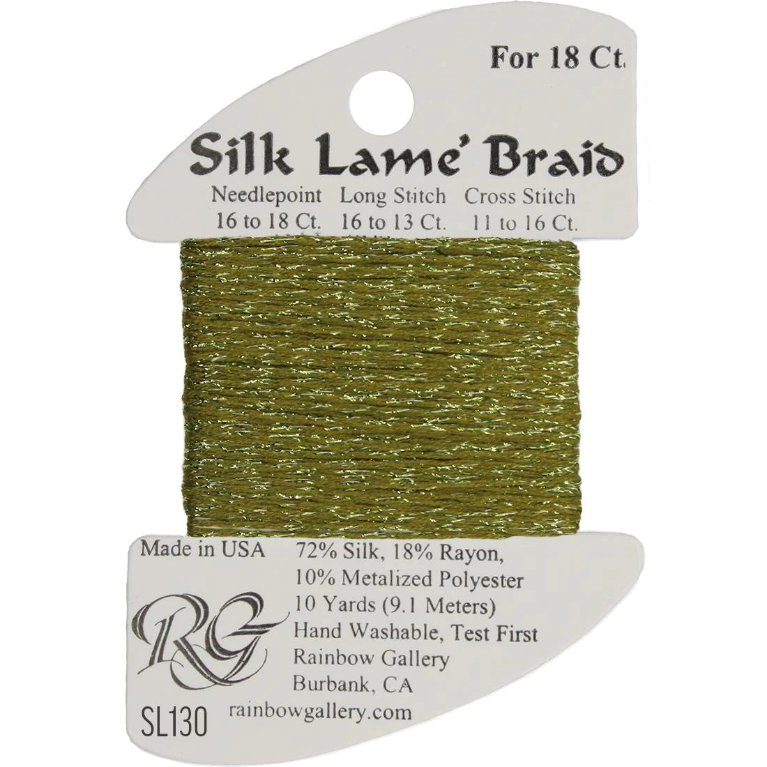 Silk Lame Braid 18 CT (SL100 - SL199)