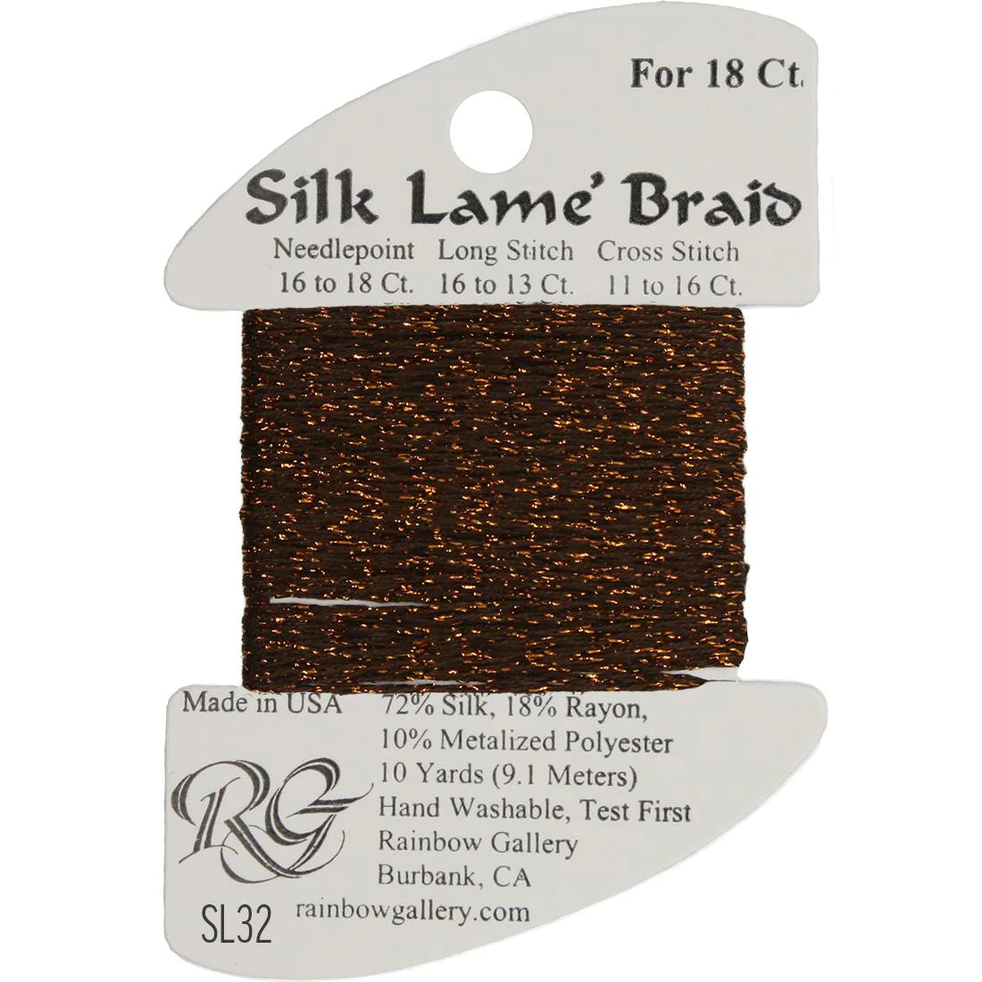 Silk Lame Braid 18 CT (SL01 - SL99)