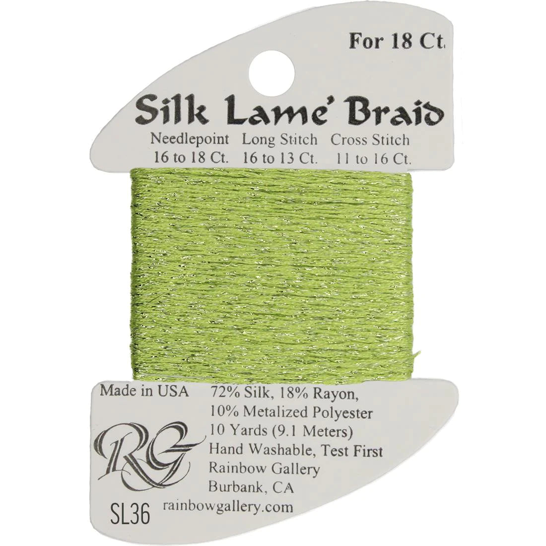 Silk Lame Braid 18 CT (SL01 - SL99)