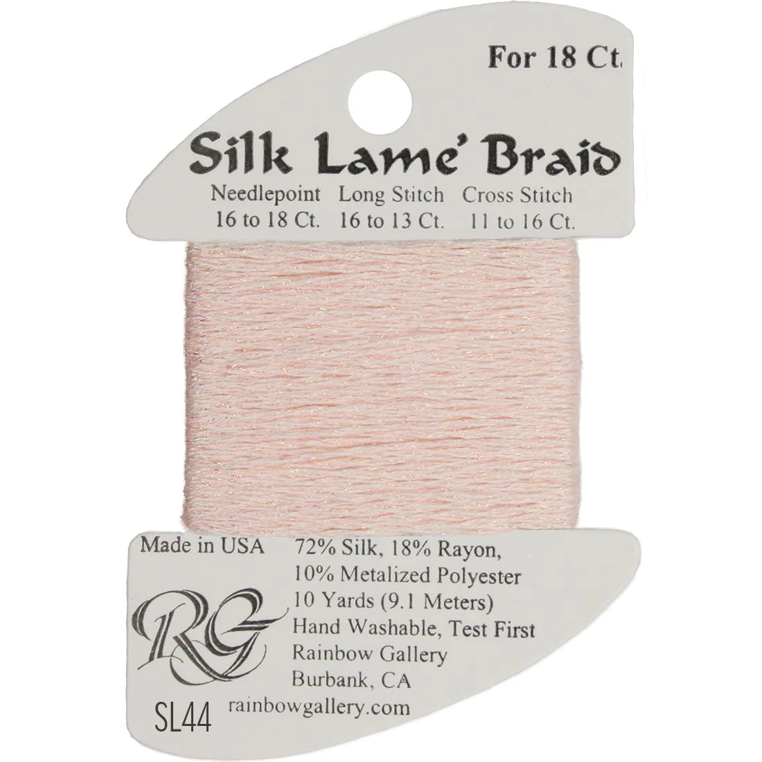 Silk Lame Braid 18 CT (SL01 - SL99)