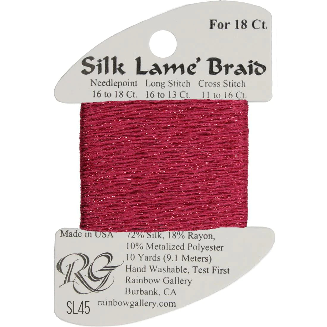 Silk Lame Braid 18 CT (SL01 - SL99)