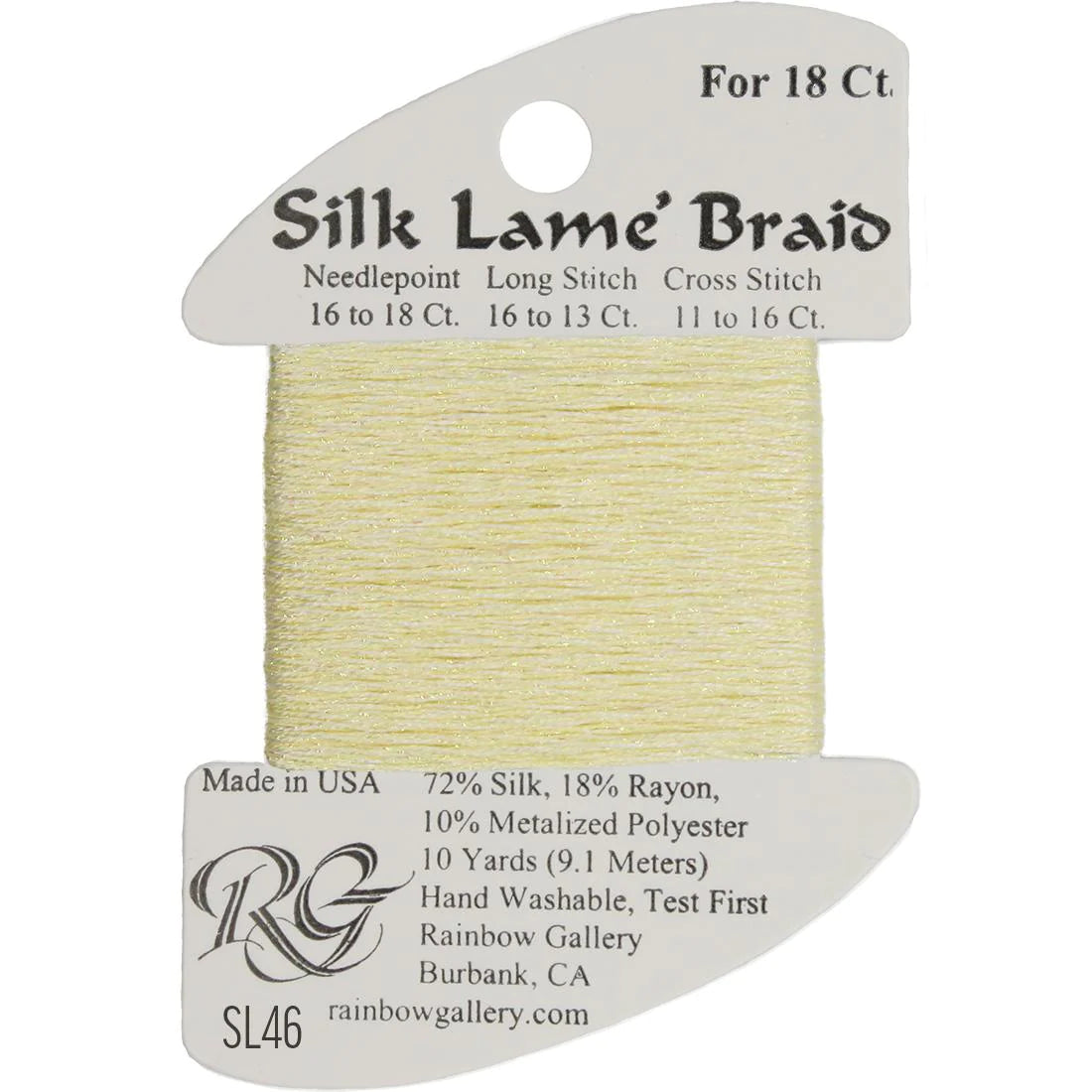 Silk Lame Braid 18 CT (SL01 - SL99)