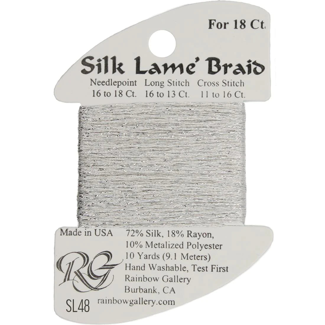 Silk Lame Braid 18 CT (SL01 - SL99)