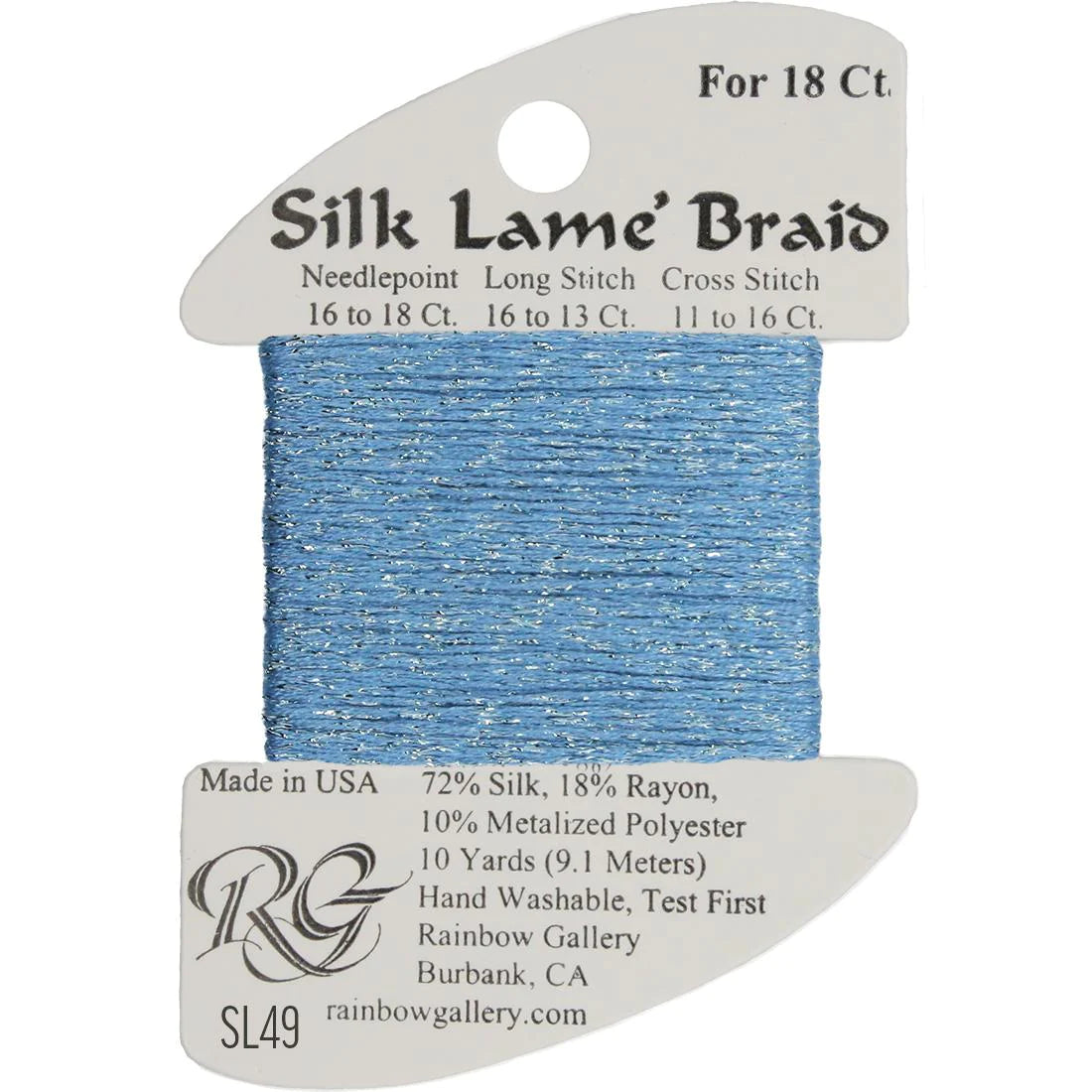 Silk Lame Braid 18 CT (SL01 - SL99)