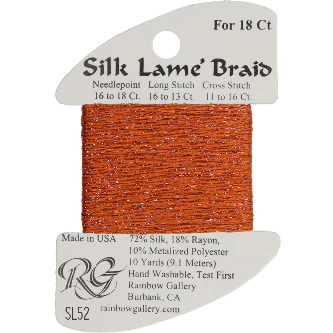 Silk Lame Braid 18 CT (SL01 - SL99)