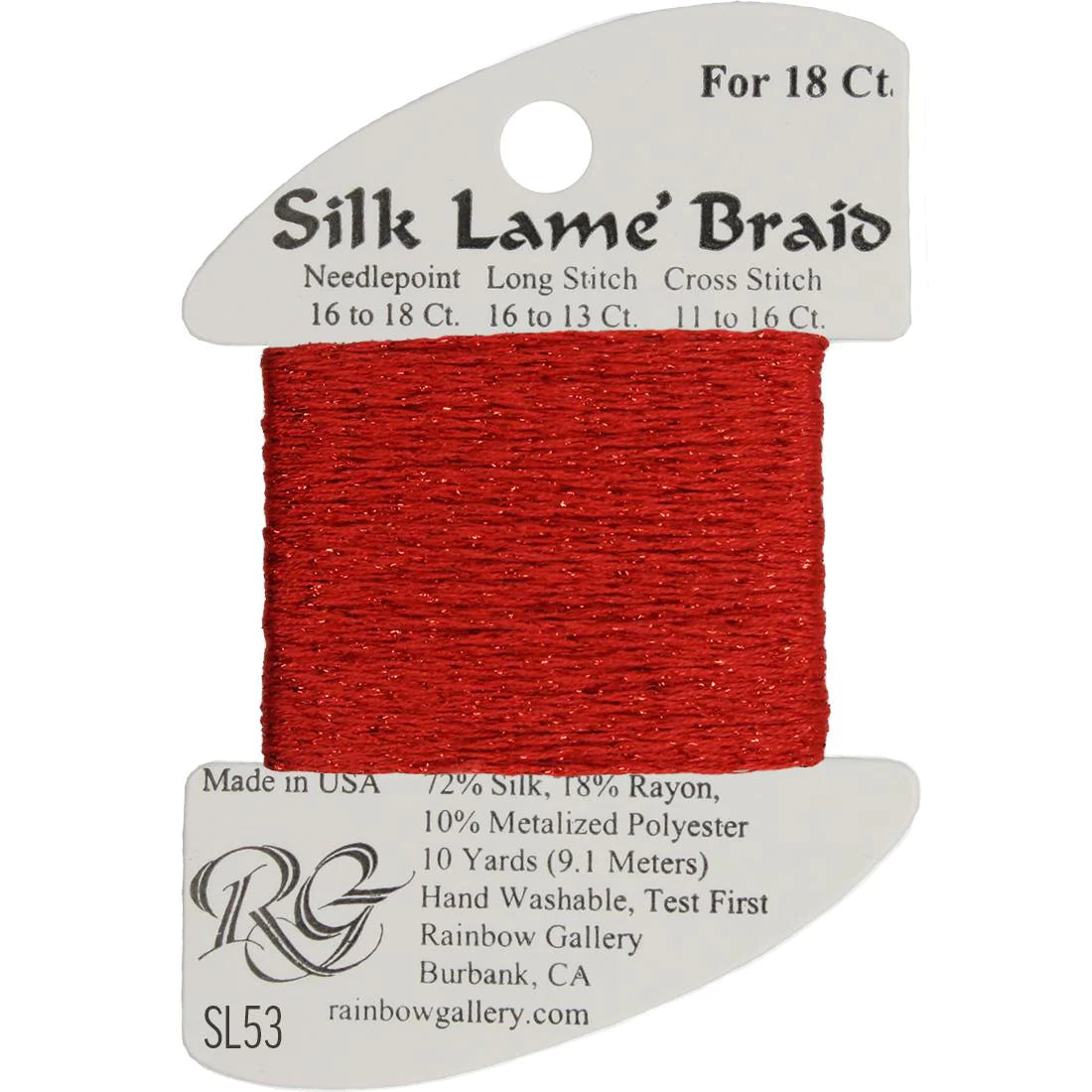 Silk Lame Braid 18 CT (SL01 - SL99)
