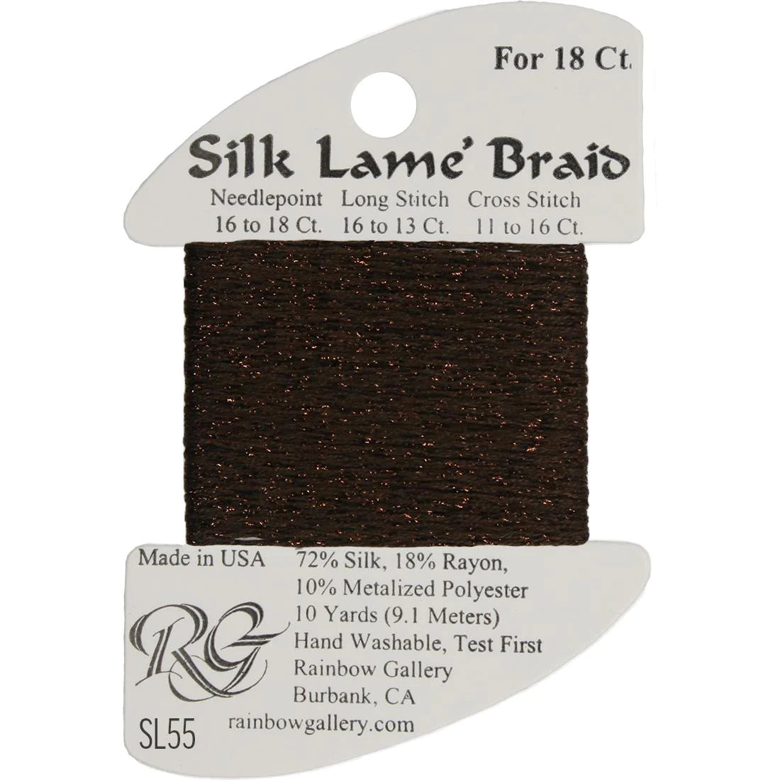 Silk Lame Braid 18 CT (SL01 - SL99)