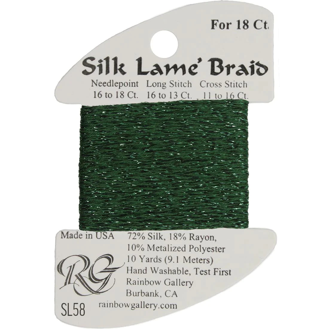 Silk Lame Braid 18 CT (SL01 - SL99)