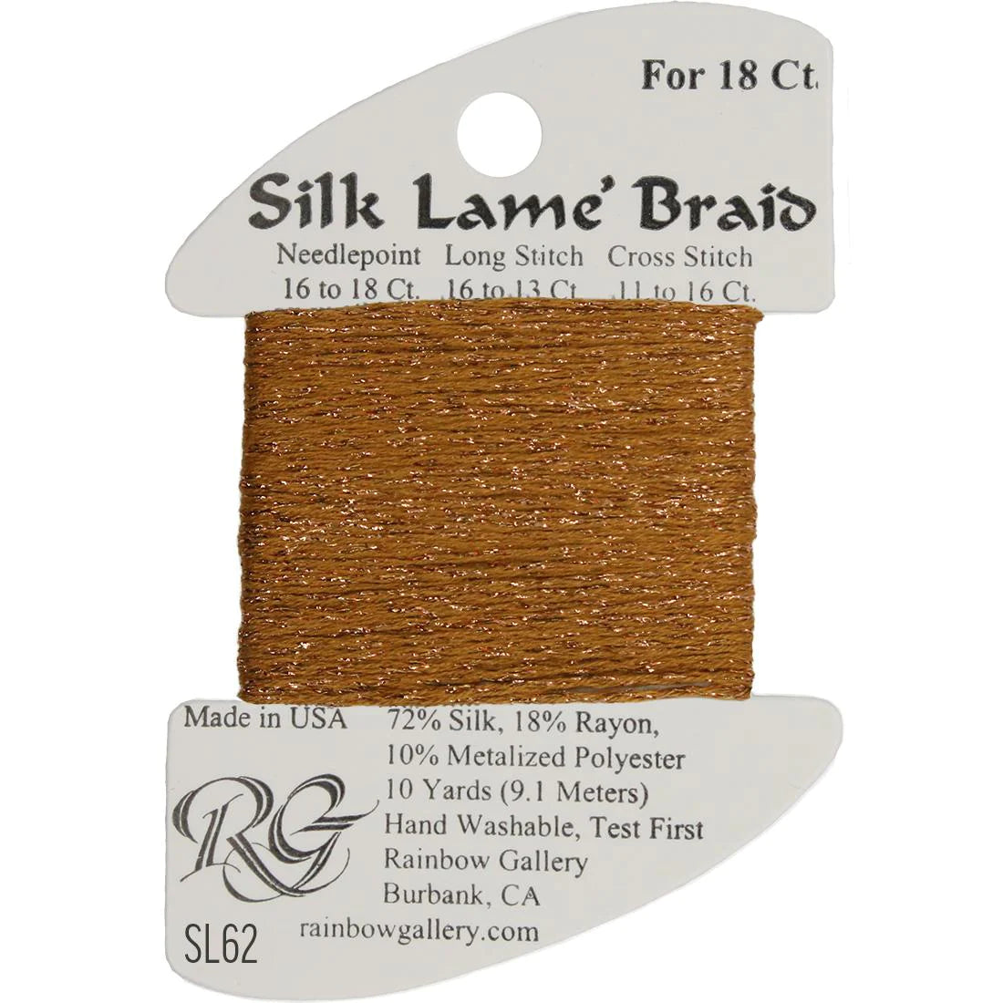 Silk Lame Braid 18 CT (SL01 - SL99)