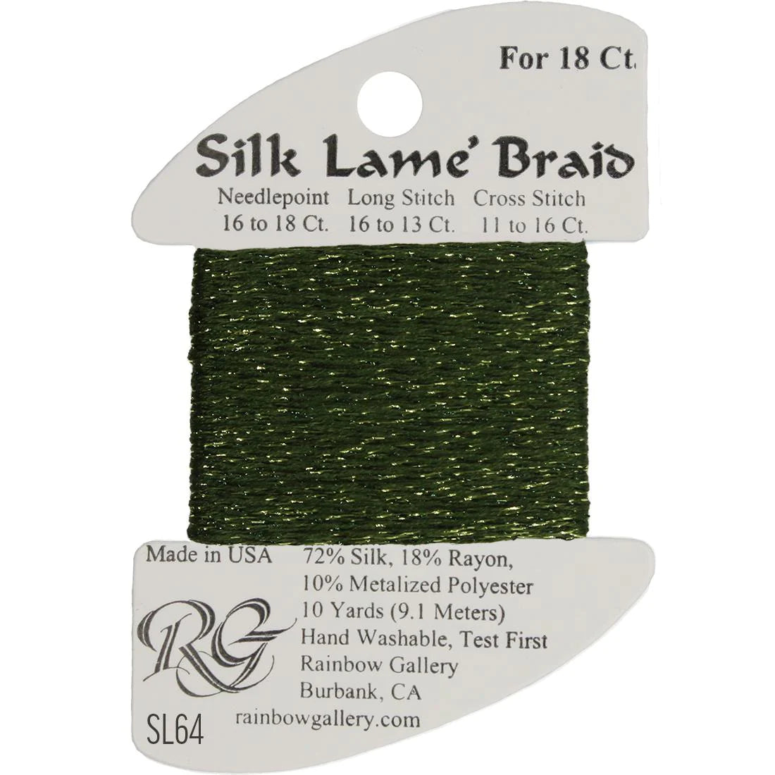 Silk Lame Braid 18 CT (SL01 - SL99)