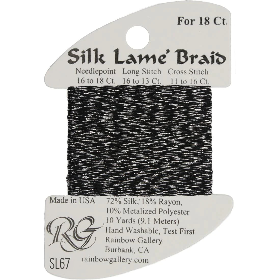 Silk Lame Braid 18 CT (SL01 - SL99)