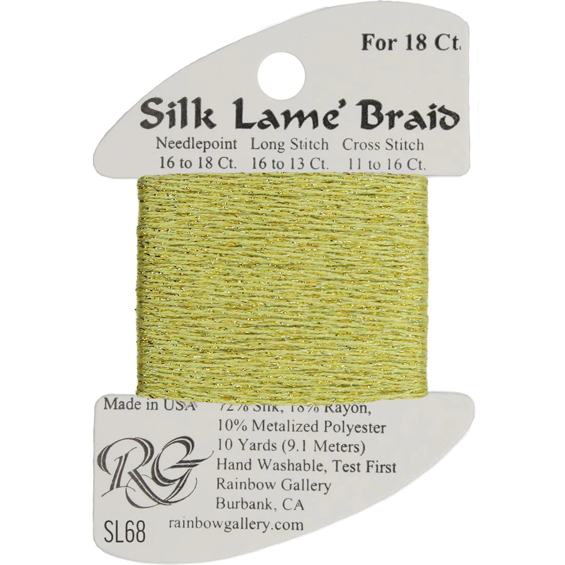 Silk Lame Braid 18 CT (SL01 - SL99)