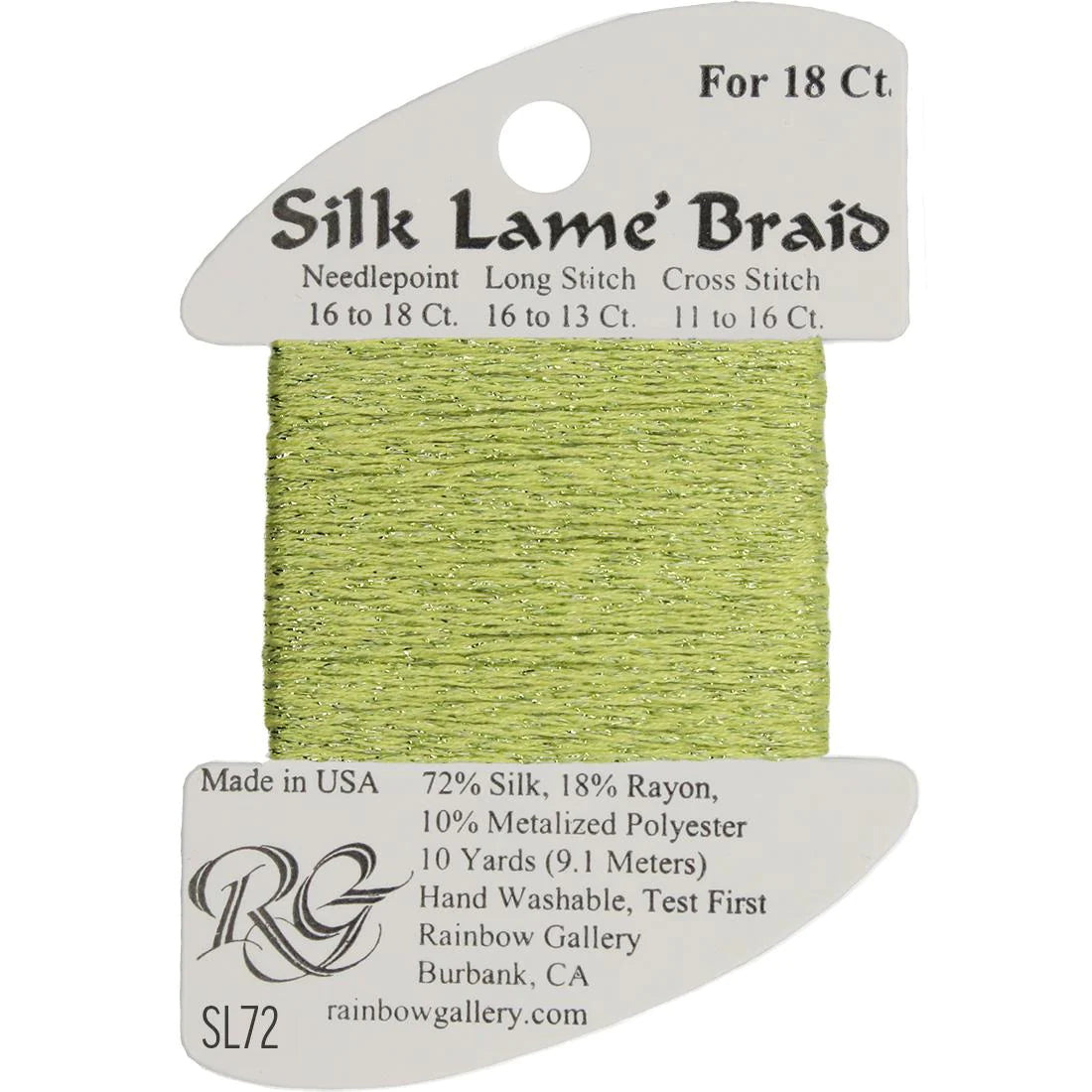 Silk Lame Braid 18 CT (SL01 - SL99)