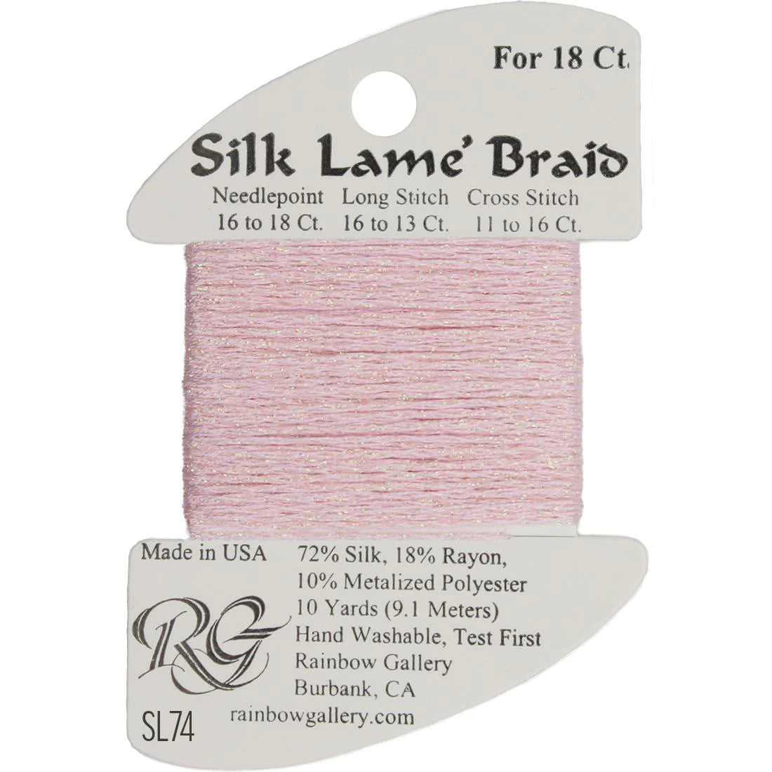 Silk Lame Braid 18 CT (SL01 - SL99)