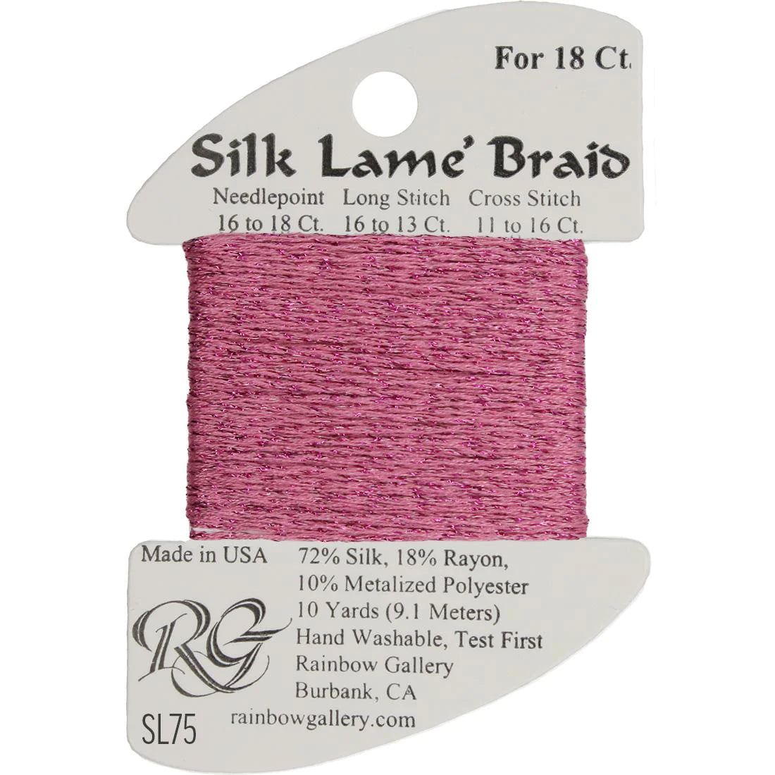 Silk Lame Braid 18 CT (SL01 - SL99)