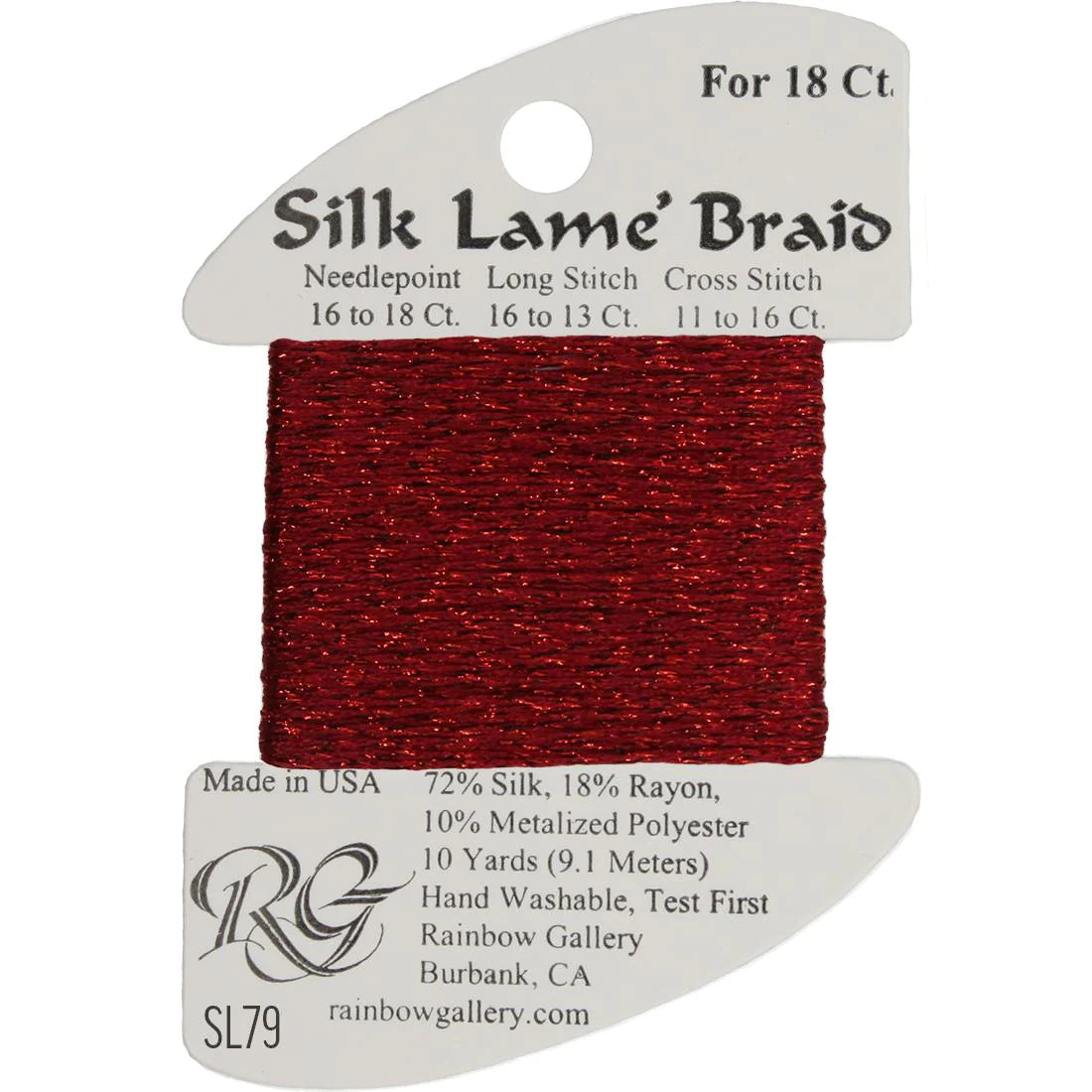 Silk Lame Braid 18 CT (SL01 - SL99)