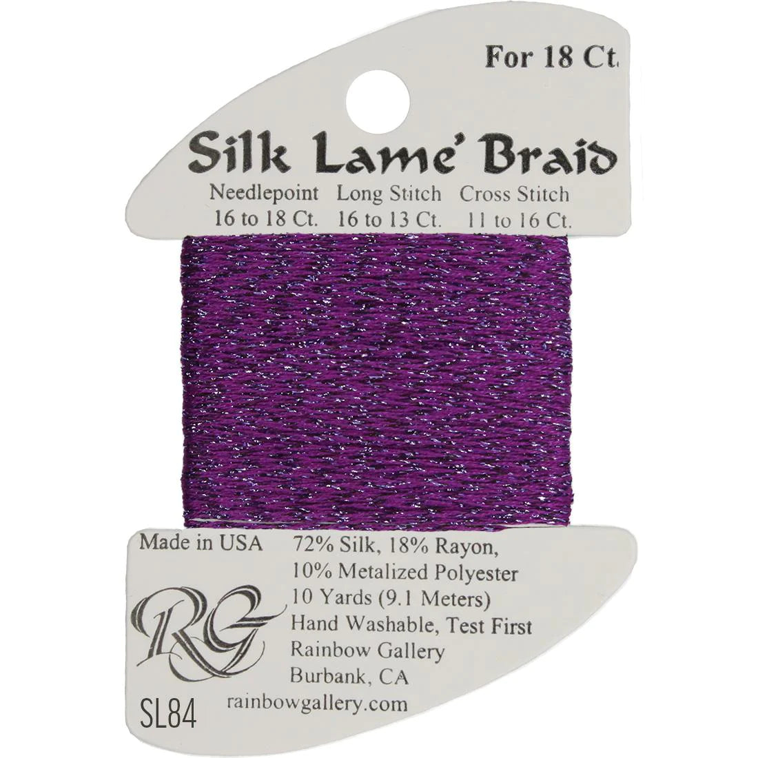 Silk Lame Braid 18 CT (SL01 - SL99)