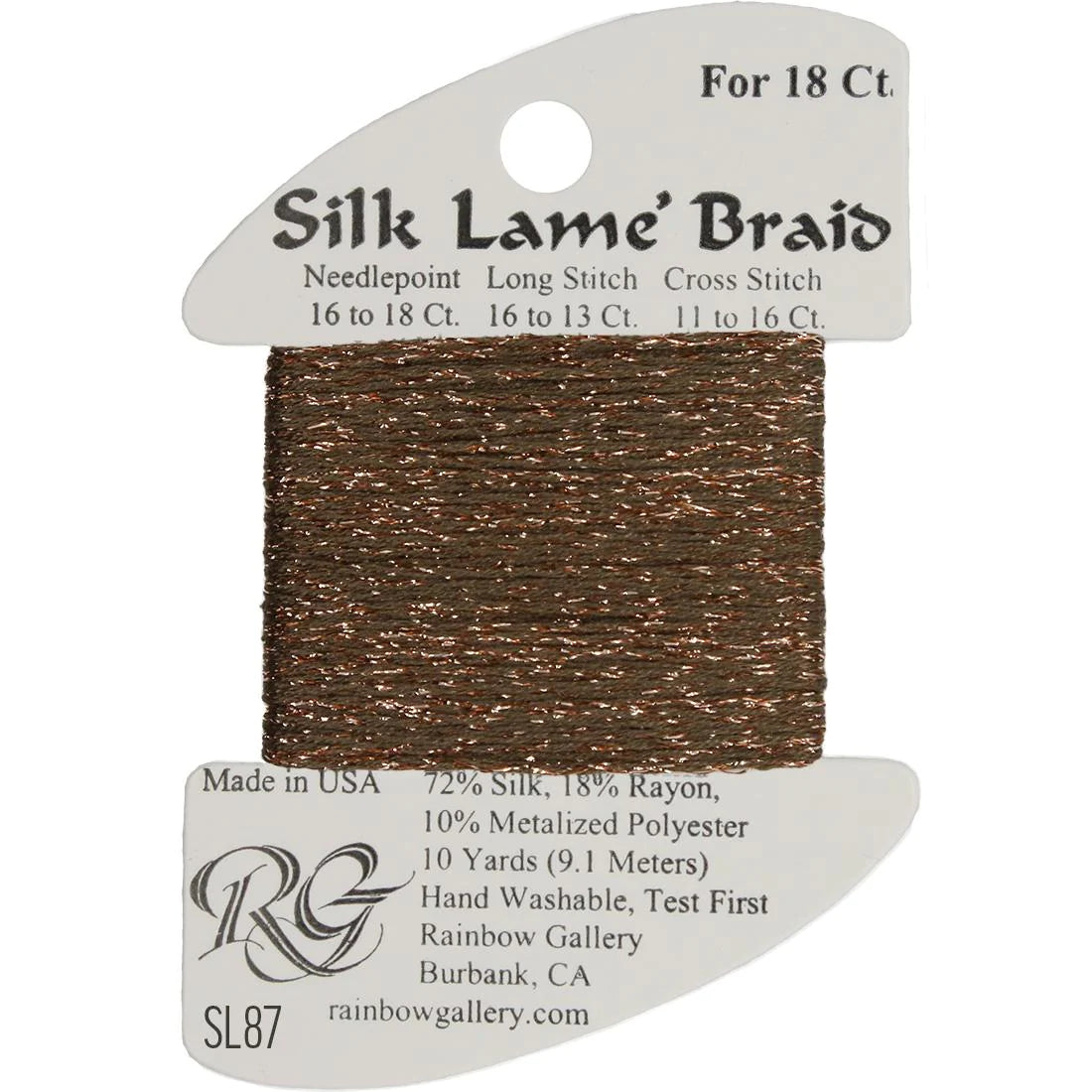 Silk Lame Braid 18 CT (SL01 - SL99)