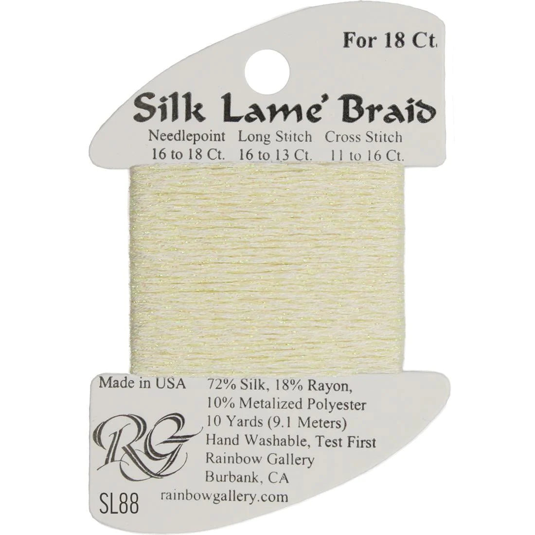 Silk Lame Braid 18 CT (SL01 - SL99)